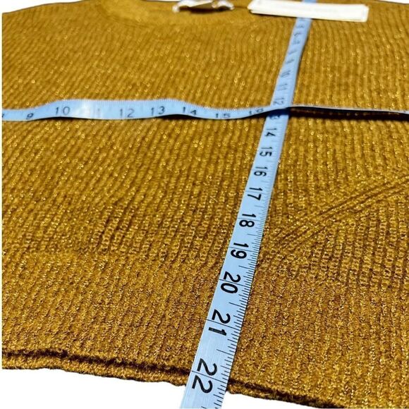 Veronica Beard Melinda Crew Neck Sweater in Gold - Picture 4 of 10